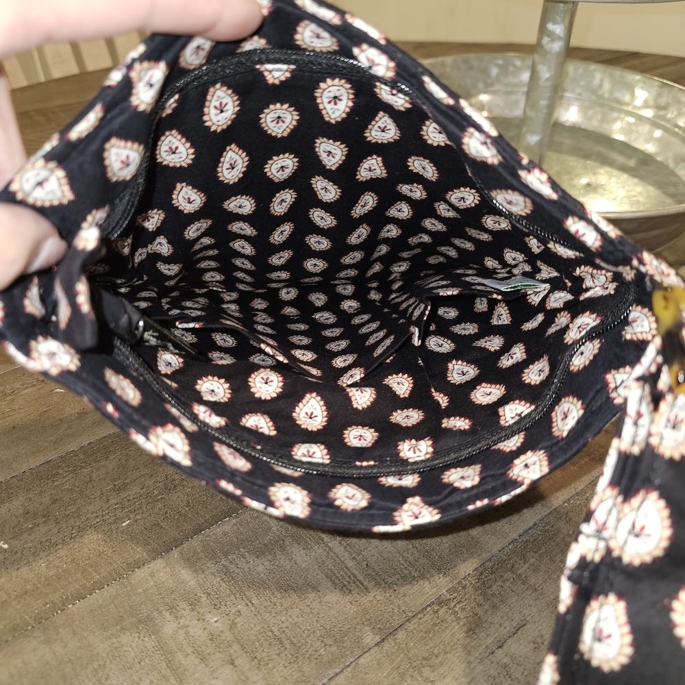 Vera Bradley Classic Black Hipster (Retired Fall 2006) NWT - Picture 3 of 5